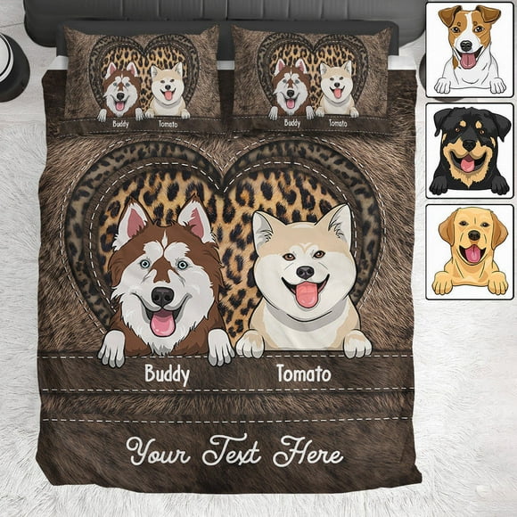 Dog Lovers Juego De Cama Personalizado Para Perro