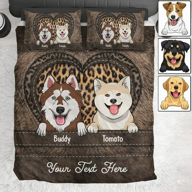 Dog Lovers - Juego de cama personalizado para perro