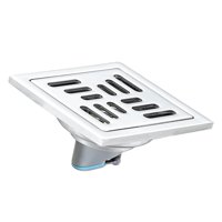 Bothyi - Drenaje De Piso Antiolor Cubierta De Sellado Antiolores Portátil Drenaje De Ducha Hermético Gris