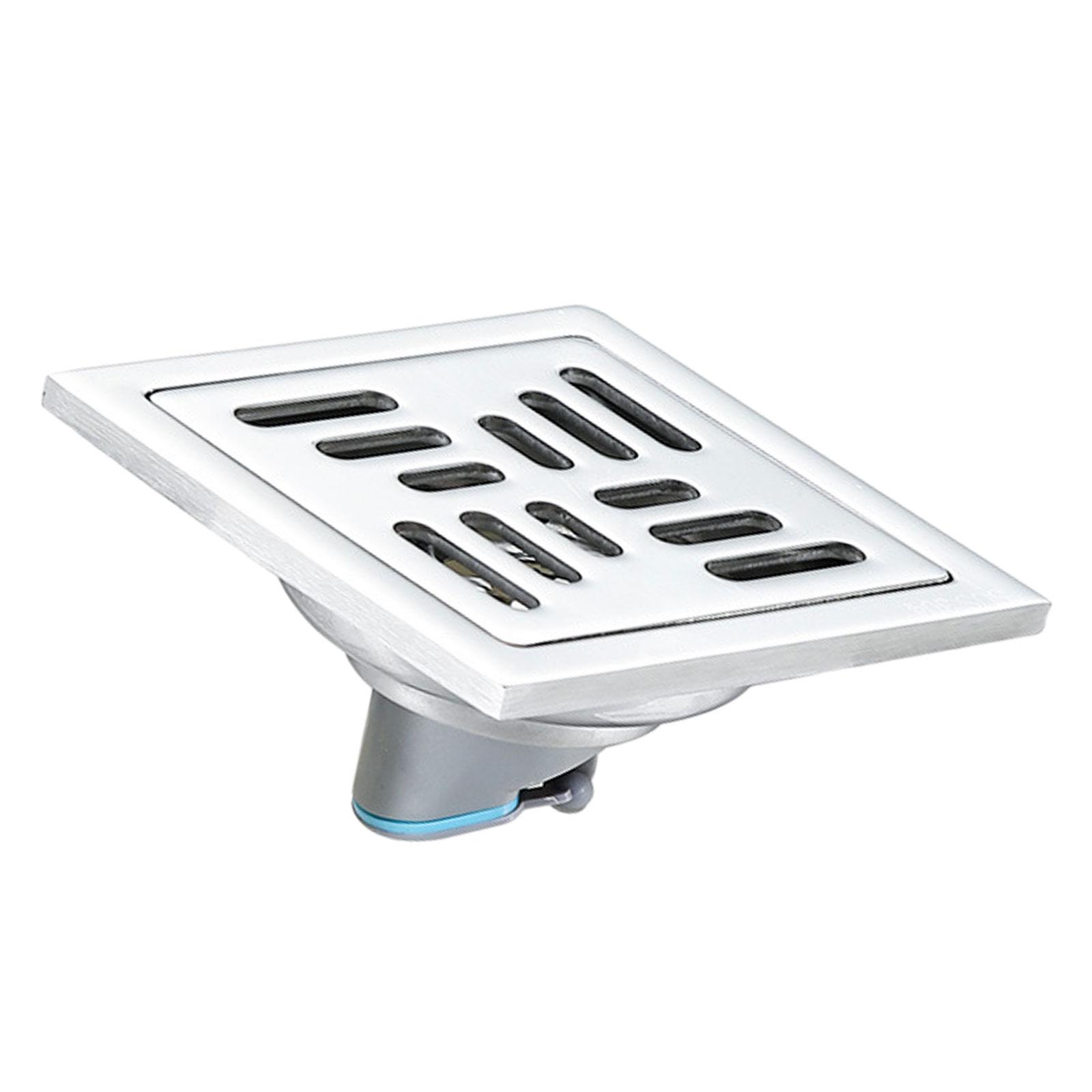 Bothyi - Drenaje De Piso Antiolor Cubierta De Sellado Antiolores Portátil Drenaje De Ducha Hermético Gris