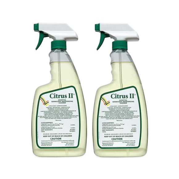 Aerosol desinfectante Citrus II Hospital Germicide 650 ml, paquete de 2