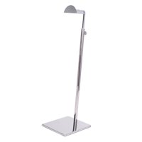 Ioensy - Soporte De Exhibición Para Bolsos, Altura Ajustable De Metal Para Windows, Mesa, Venta Al Por Menor, Rectangular, Plateado