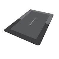 Magideal - Alfombrilla De De Diatomita, Suave Y Cómoda, Superabsorción De Agua, Antideslizante, De Secado Para Alfombra De De , Alfombras , Rectángulo Negro L