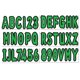 thumbnail image 1 of Pegatinas para embarcaciones NorthBoat 8 cm 4 juegos de letras y números, 1 of 6