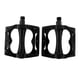 thumbnail image 2 of Pedales De Bicicleta De Bicicleta Moldeados Integralmente Pedales De Plataforma De Rodamiento De 9/16 "Negro, 2 of 3