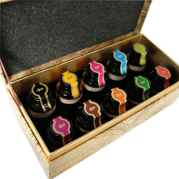 Juego De Bolígrafos De Caligrafía 10 Colores Botellas De 20 Ml
