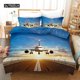 thumbnail image 1 of x2370 Bed SheetsPlane Duvet Cover Microfiber Airplane Flying Through The Blue Sky Plane Theme Bedding Set For Boys Girls Size 3-Piece Bedding Set (1 Duvet Cover + 2 Pillow Shams) nj2370, 1 of 5
