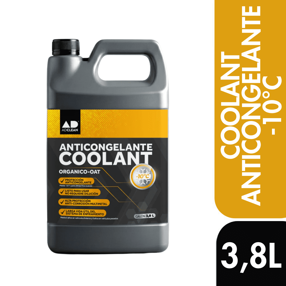Anticongelante Adclean Coolant -10° 3,8 L