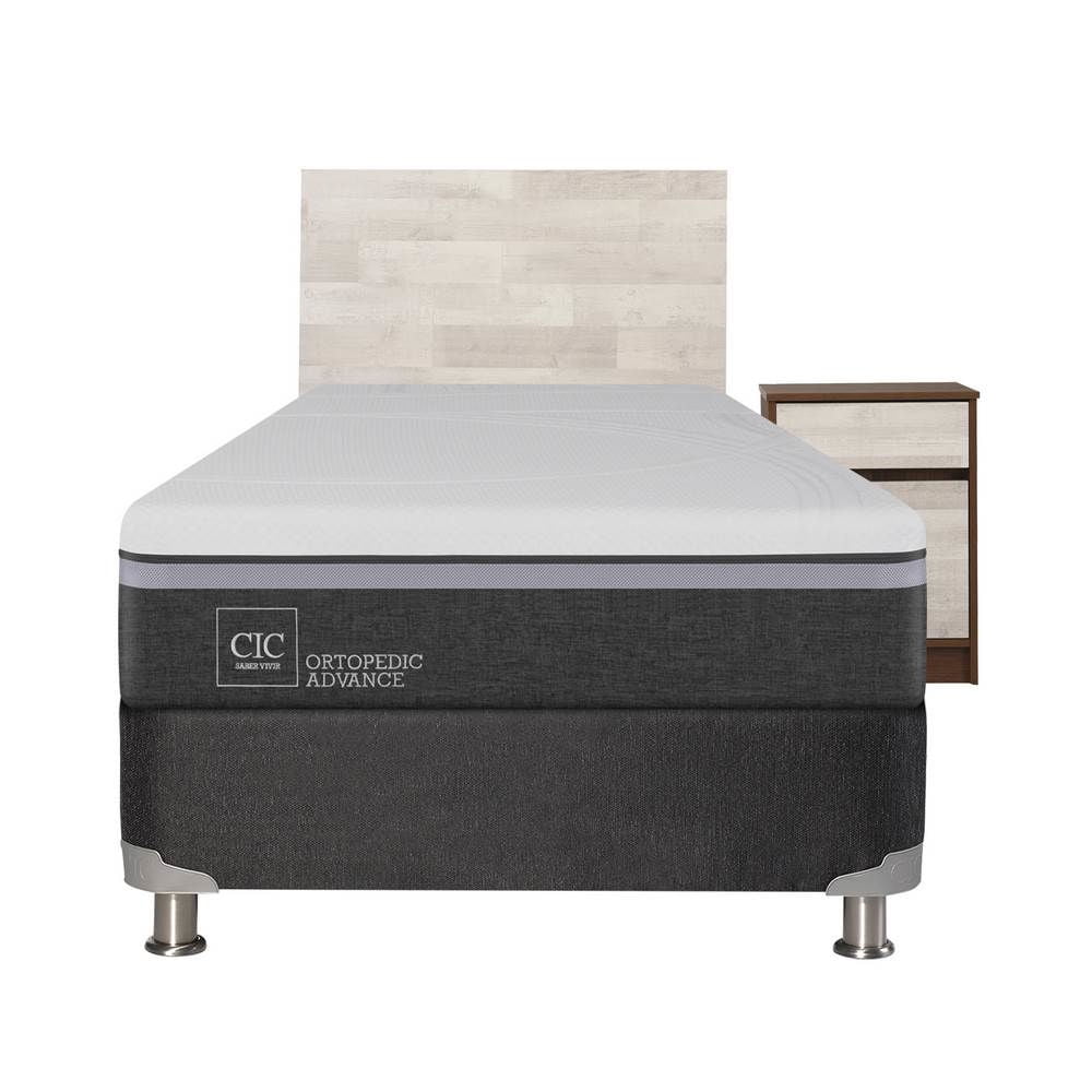 Cic - Box Spring Ortopedic Advance 1.5 Plaza Base Normal