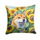 thumbnail image 1 of Cojín Sunflowers Shiba Inu, 1 of 6