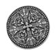 thumbnail image 1 of NORSE Medieval Vikingo Escudo Símbolo Broche Oval Céltico Chal Suéter Pin 4, 1 of 5