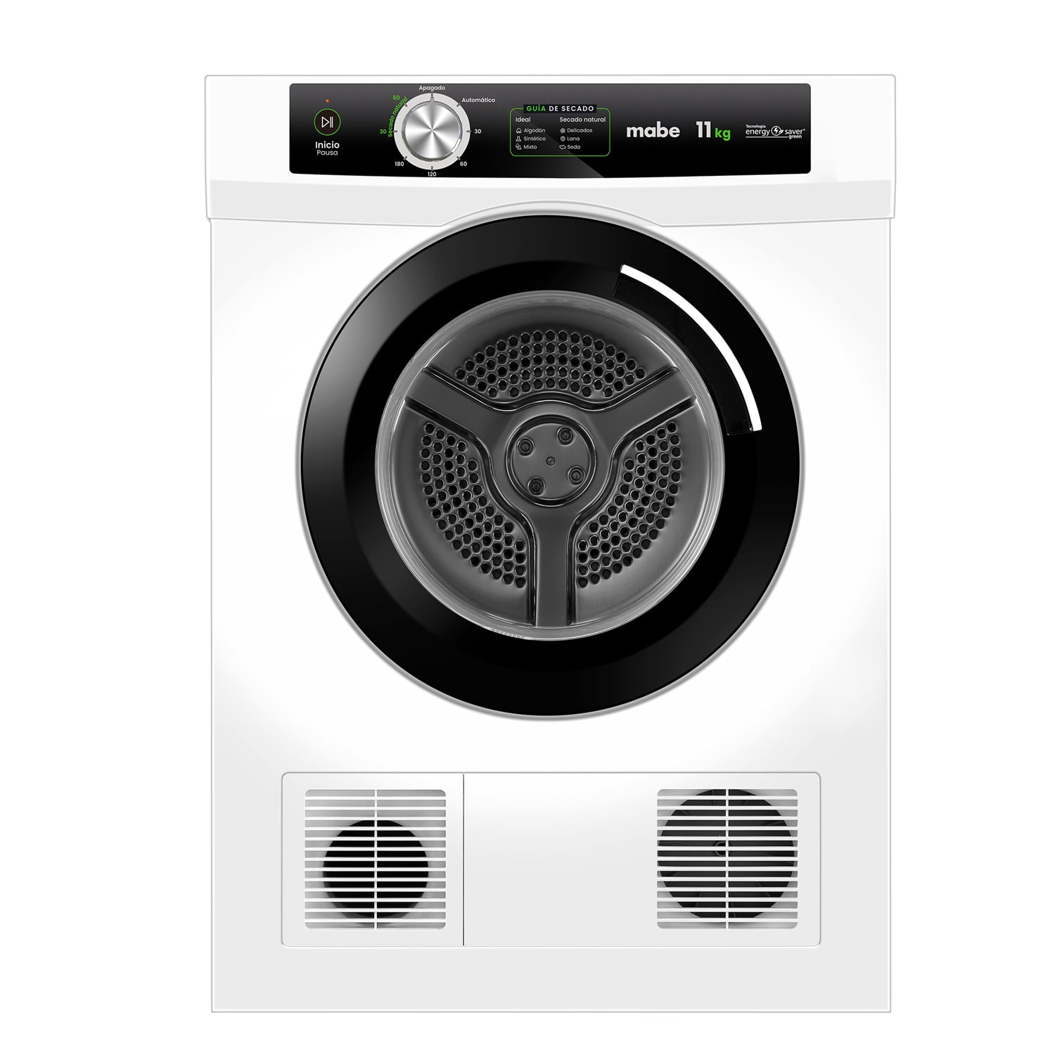 Secadora Carga Frontal Eléctrica 11kg Blanca Mabe Sem011vbcl0