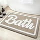 thumbnail image 2 of 1pc Absorbent Non-Slip Bathroom Mat - Soft Plush Rug for Home and Bathroom - Machine Washable and Thickened Door Carpet - Perfect for Home Decor and Comfort, 2 of 5
