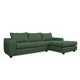 thumbnail image 2 of Seccional Kandra Chenille Tipo Lino Verde 3 Cuerpos, 2 of 3
