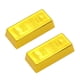 thumbnail image 5 of 2x Tope De Puerta De Pisapapeles De Barra De Lingotes De Oro Falso Para Regalos De Juguete Para Ni?os, 5 of 5