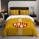 thumbnail image 1 of 3pcs England Catalan Coat of Arms Themed Bedding Set Including Duvet Cover And Pillowcases Soft, 1 of 5