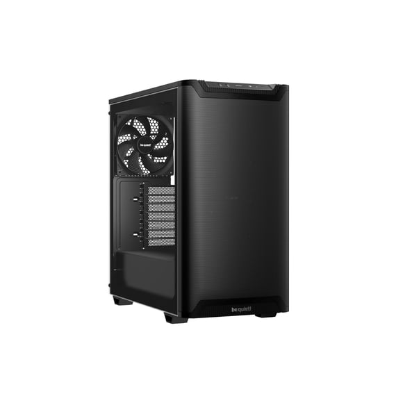 PC Case, ¡cállate! Pure Base 501, negra, con 2 ventiladores USB 3.2 Gen