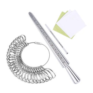 Bothyi - 7X Medidor De Ajuste De Tamaño De Dedo Herramientas De Joyería Reutilizables Mandril De Palo De Tamaño De Anillo