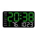thumbnail image 3 of Reloj Despertador Digital Control De Sonido Atenuador De Fecha Para Dormitorio Junto A Sala De Estar Luz Verde, 3 of 5