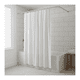 thumbnail image 5 of Cortina de Ducha Blanca 100% Poliéster con Tratamiento Impermeable - Incluye Ganchos, 5 of 5