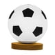 thumbnail image 3 of Lámpara de Fútbol con Brillo, Luz Nocturna Ajustable con Base de Madera, Luz Cálida, Iluminación, Lámpara de Mesa Pequeña, USB, Regalo , Base plana, 3 of 5