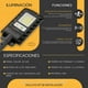 thumbnail image 4 of Luminaria Led 100 W Solar Contra Agua negro No Aplica, 4 of 7
