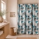 thumbnail image 1 of Cortina de Baño Diseño Eiffel sin Forro, 1 of 4