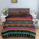 thumbnail image 1 of Bohemian Bedding Set with Pillowcase Ethnic Style Duvet Cover Floral Comforter Covers Quilt, 1 of 5