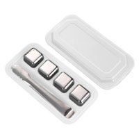 Bothyi - Cubos De Hielo De Enfriamiento De Acero Inoxidable, Cubos De Whisky Para Bebidas, Jugo, Cerveza