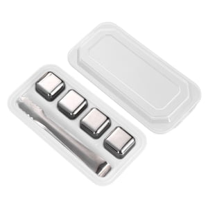 Bothyi - Cubos De Hielo De Enfriamiento De Acero Inoxidable, Cubos De Whisky Para Bebidas, Jugo, Cerveza