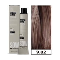 Sow - Tintura Permanente Bajo Amoniaco 9.82 Rubio Clarisimo Marron100Ml + Oxidante