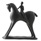 thumbnail image 1 of Escultura Abstracta De Caballo Negra, 1 of 3