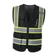 thumbnail image 4 of Chaleco De Trabajo Reflectante De Alta Visibilidad Para Contratistas, Talla XXL, Color Negro, 4 of 5