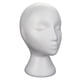 thumbnail image 3 of Cabeza de peluca de espuma, modelo de exhibición de pelucas, Base estable profesional de 11 ", soporte de peluca blanca multiusos, cabeza de maniquí f, 3 of 5