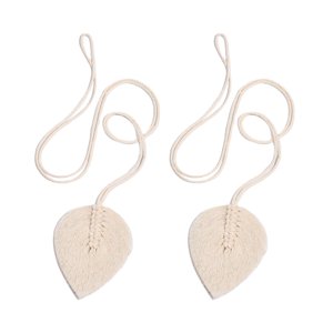 Bothyi - Macrame Cortina Tiebacks Holdbacks Cuerda De Algodón Hecha A Mano Boho Home Decor