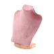 thumbnail image 5 of Busto De Exhibición De Collares Con Cadena, Soporte De Maniquí Para Mostrador De Casa, Tienda, 23 Cm, Terciopelo Rosa, 5 of 5