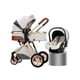 thumbnail image 1 of Coche Cuna con Silla Nido y Multiposición Blanco, 1 of 8