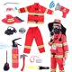 thumbnail image 1 of Set de disfraces Lesheng Space Fireman Firefighter para niños de 3 a 7 años, 1 of 3