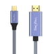 thumbnail image 1 of Cable Adaptador Veggieg V2.0 Tipo C A Hdmi Video 4k 60hz 2k 120hz Laptop Monitor Televisor 2m Compatible Thunderbolt 3, 1 of 7