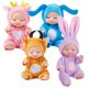 thumbnail image 1 of Mini muñecas bebé SwankyStyle con disfraces de animales, 4 piezas (Estilo B), 1 of 1