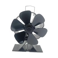 Magideal - Chimenea Alimentada Por Calor, Quemador De Leña, Ventilador Para Hogar, Distribución De Calor, Quema De Leña, Ventilador Ecológico Silencioso, Ventila