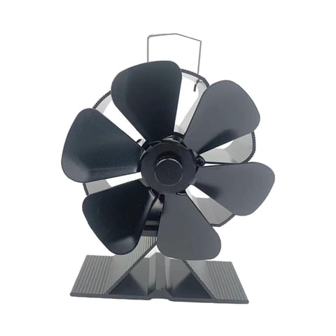 Magideal - Chimenea Alimentada Por Calor, Quemador De Leña, Ventilador Para Hogar, Distribución De Calor, Quema De Leña, Ventilador Ecológico Silencioso, Ventila