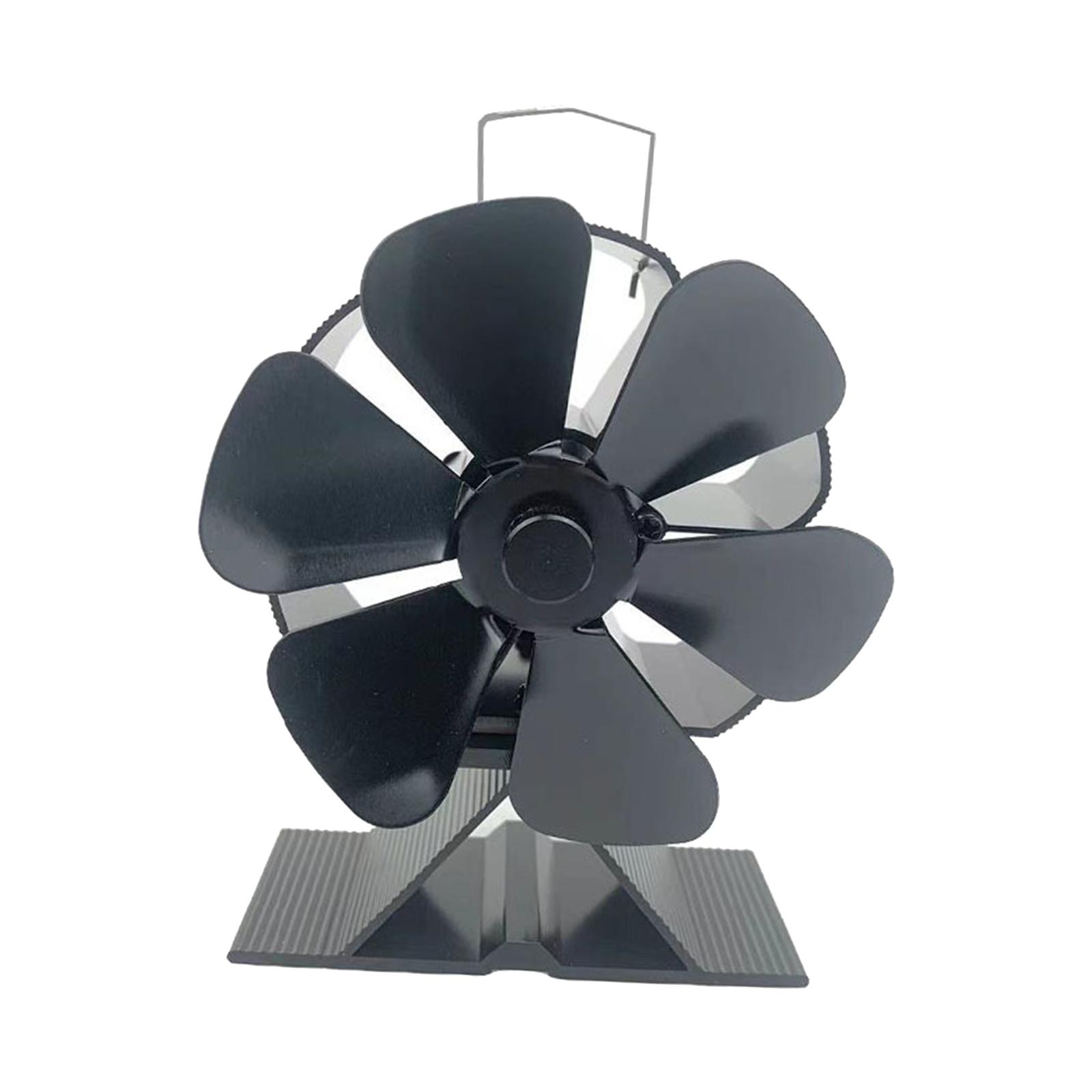 Magideal - Chimenea Alimentada Por Calor, Quemador De Leña, Ventilador Para Hogar, Distribución De Calor, Quema De Leña, Ventilador Ecológico Silencioso, Ventila