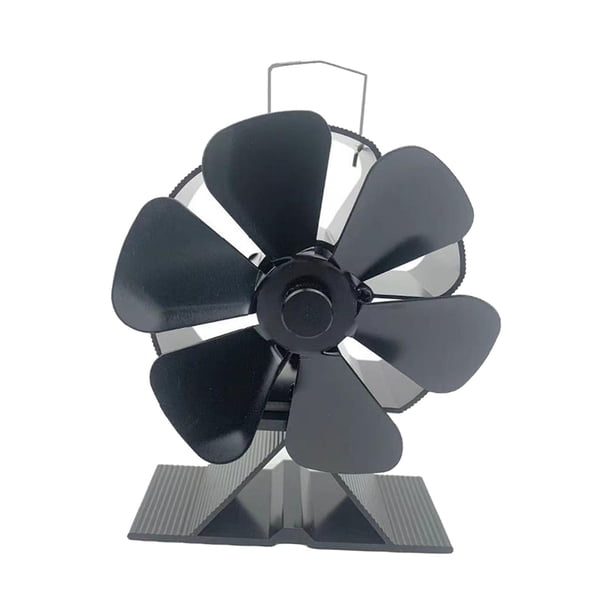 Chimenea Alimentada Por Calor, Quemador de Leña, Ventilador para Hogar, Distribución de Calor, Quema de Leña, Ventilador Ecológico Silencioso, Ventila