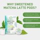 thumbnail image 2 of Pods de matcha latte Aiya cremoso endulzado, 10 unidades (compatible con Keurig), 2 of 9