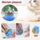 thumbnail image 4 of 5 bolas de hierba gatera con forma de orejas de gato para la pared del gato, 4 of 5