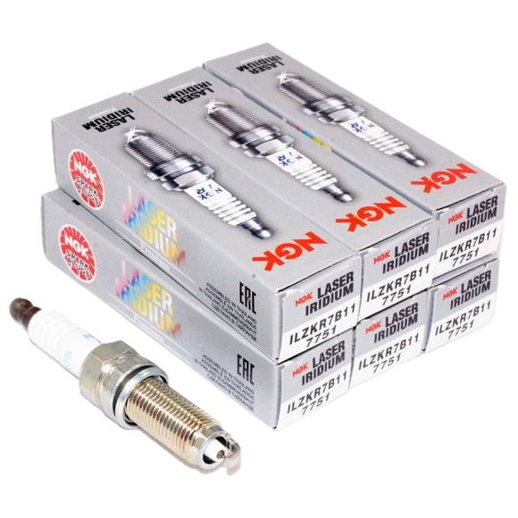 Bujía NGK ILZKR7B11 7751 para vehículo (paquete de 6)