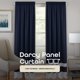 thumbnail image 2 of Panel de cortina ACHIM Darcy con filtro de luz, 132 x 213 cm, azul marino y blanco, 2 of 6