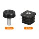 thumbnail image 3 of Uxcell Pies Niveladores Ajustables para Muebles Inserto de Tubo Nivelador M8x25x25mm, 3 of 6