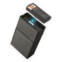 Nonstop - Cigarrera Con Encendedor On Top - Grafito Oscuro - Larga